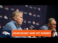 'Jerry was our guy from the get-go': John Elway and Vic Fangio address the media