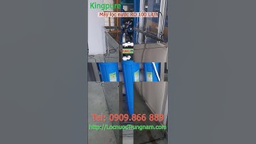 Máy lọc nước RO 100 Lít/h Lắp đặt máy lọc nước bán công nghiệp công ty trường học