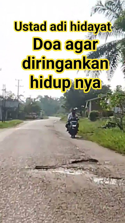 doa agar diringan kan hidup nya #ustadzadihidayat