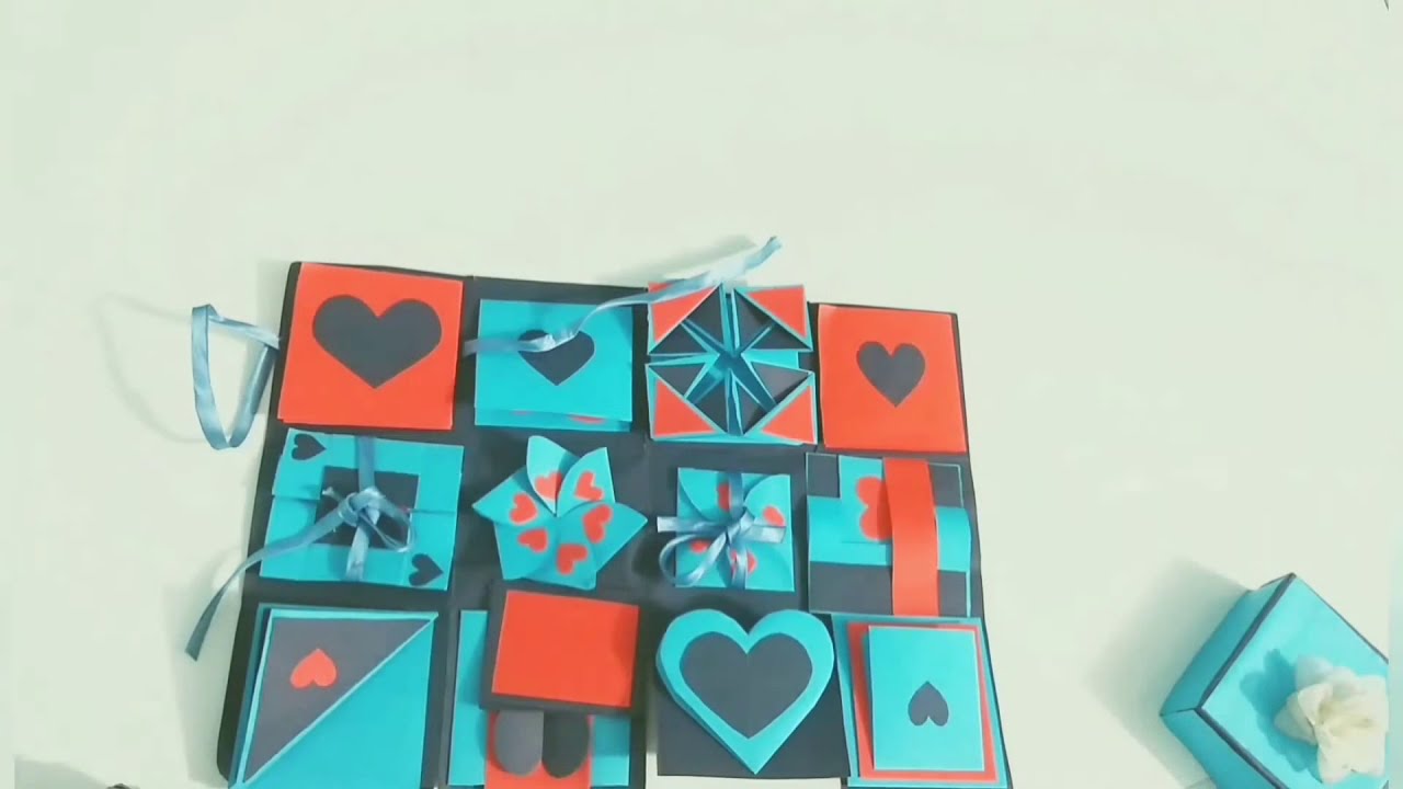 Infinity Explosion box | DIY and CRAFT | Explosion box ideas - YouTube