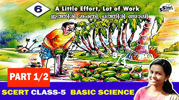 PART 1| A LITTLE EFFORT,A LOT OF WORK |ഇത്തിരി ശക്തി, ഒത്തിരി ജോലി | SCERT CLASS 5 B.SCIENCE UNIT 6