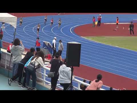 112年花蓮縣縣長盃中小學聯運暨全中運選拔田徑錦標賽 國小女生甲 200公尺 預賽 第一組