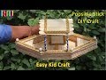 Easy kid craft  popsicle stick boat making  craft ideas  raj easy craft