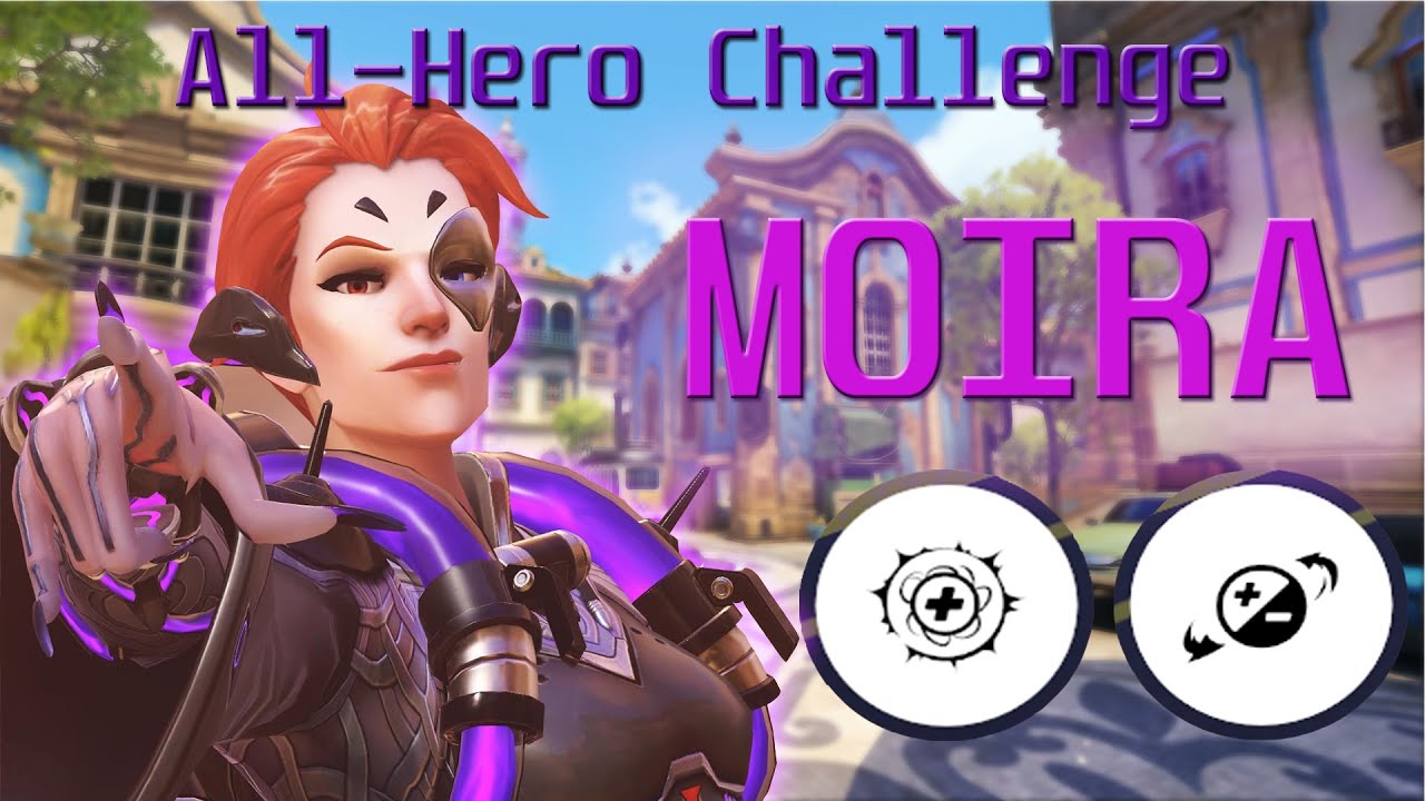 каваиха играет на Moira | All Hero Challenge | Overwatch 2