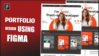 Figma website portfolio design tutorial