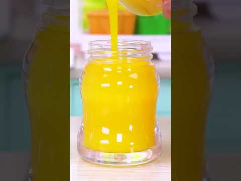 DIY Mini Milk Bottle Jelly🌈  Satisfying ASMR  Mini Cake #shorts #asmr #miniature