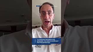 Fórmula vicepresidencial de Abelardo, José Manuel Restrepo alerta sobre crisis económica en Colombia