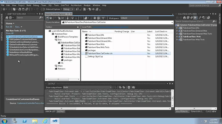 Unit Testing with Visual Studio 11 - MSTest, NUnit, xUnit.net, and Code Clone-Snapshot