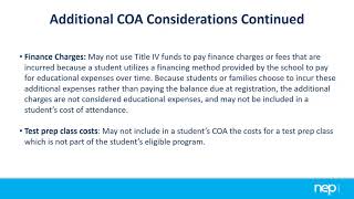 CORE Module 5   Cost of Attendance
