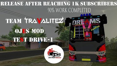 TEAM TVZ OJES MOD FIRST TEST DRIVE 🤩🤩🤩|TEAM TRAVELITZ OFFICIAL