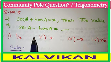 Class 10 Trigonometry Mcq