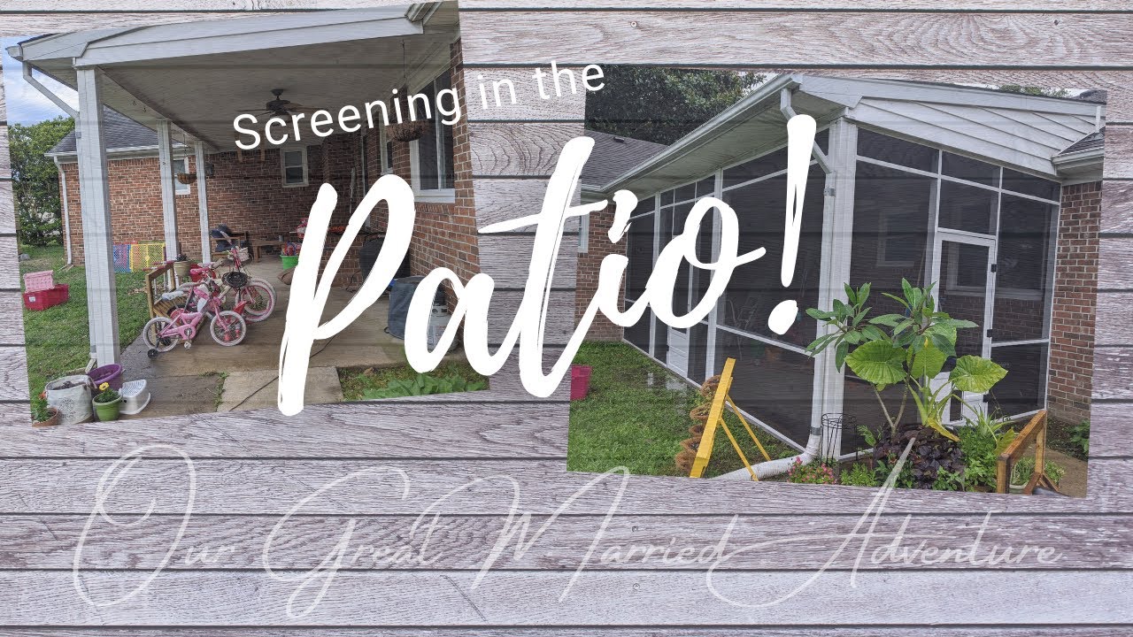 Build It: Screening in the Patio