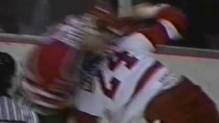 Troy Crowder vs Bob Probert Round 1 Jan 28, 1991