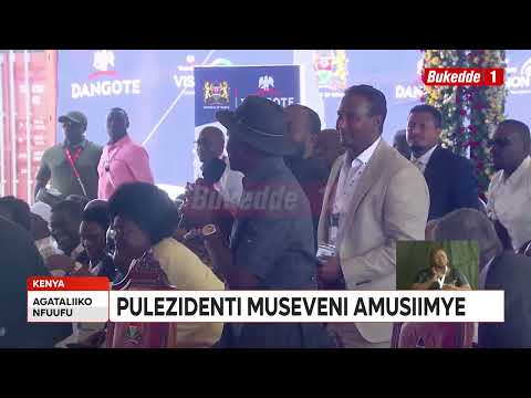 Pulezidenti asiimye bifekeera Dangote ku by’okuzimba eddongoserezo ly’amafuta e Kenya.