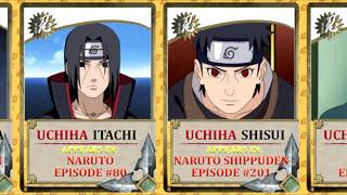 All Members Of The Uchiha Clan Narutoboruto Trivia