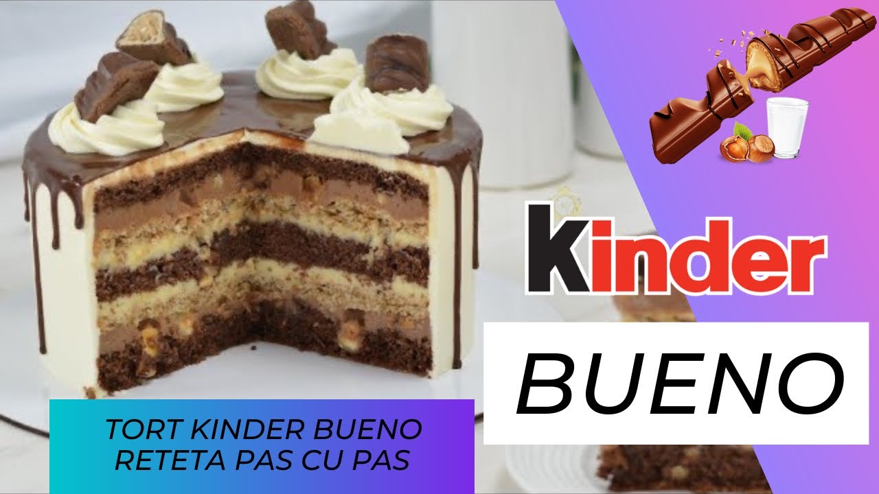 Tort Kinder Bueno: ciocolata, nuci, alune de padure si vanilie | Taby's Welt