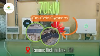 70kw Famous Distributors Faisalabad Ongrid Solar Project