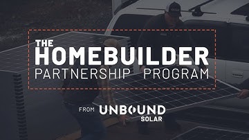 Unbound Solar Homebuilder Partner Program
