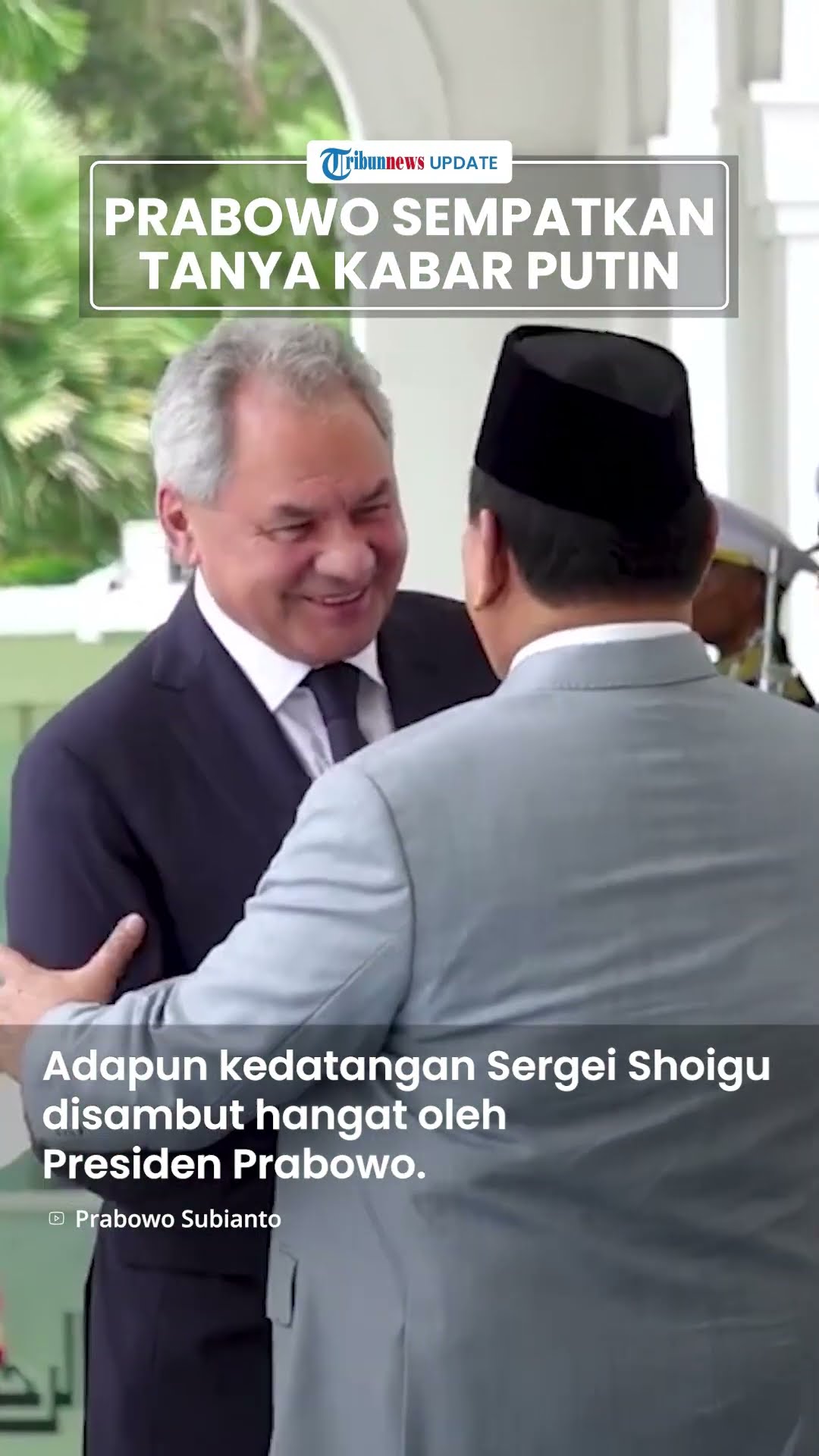 Prabowo Sempatkan Tanya Kabar Putin saat Bertemu Sekretaris Dewan Keamanan Rusia, Singgung Sahabat