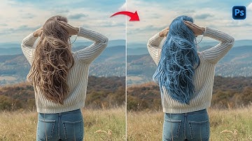 Change Hair Color in Photoshop in 2025 - Easy & Realistic | Photoshop Tutorial