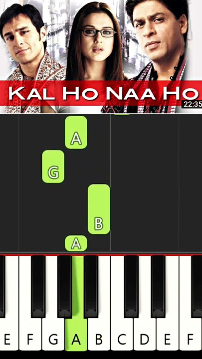 Kal Ho Naa Ho Song | Piano lesson | Sonu Nigam | Shah Rukh Khan #kalhonaho  #piano