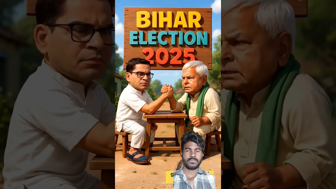 Bihar Election  | Lalu Ji Aur PK Ka Funny Arm Wrestling Match 