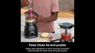 Ninja TB401 Detect Kitchen System Power Blender + Processor Pro, BlendSense Technology, Blender,