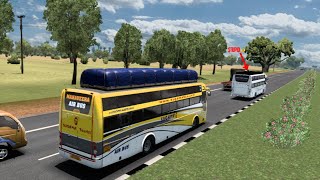 😱 STUPID Bus Driver Blocks My Sugama Bus! | Crazy Indian Traffic | ETS2 screenshot 1