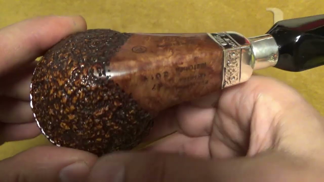 Pipa Ser Jacopo Historica 2011 - (R1) rusticata - con vera in argento - Straight Rhodesian - SJ334