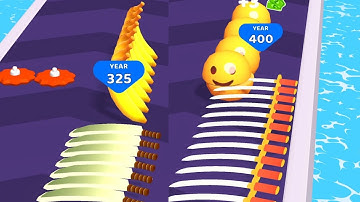 Cutting Run Game! Satisfying and relaxing ASMR slicing video