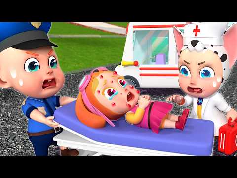 🚨 Wee-Woo! Rescue Team Is Coming! 🚑🚔 | Police, Doctor & Rescue Song | Rosoo Nursery Rhymes