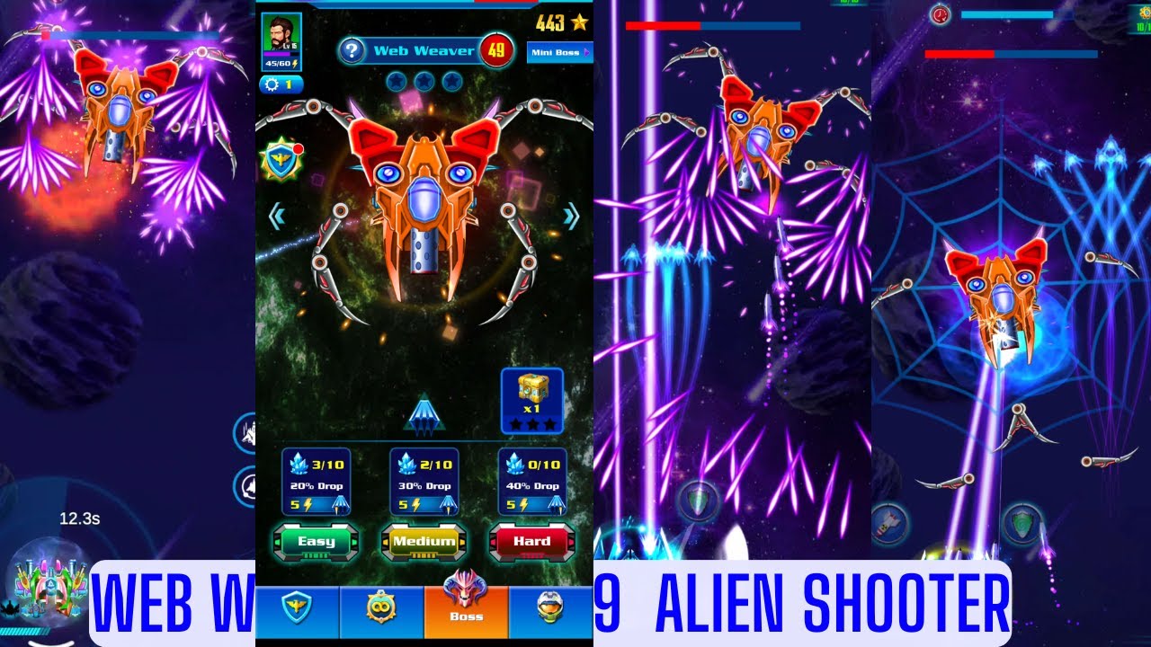 Web Weaver Boss 49 Alien Shooter | Galaxy Attack Premium | Zambario ...
