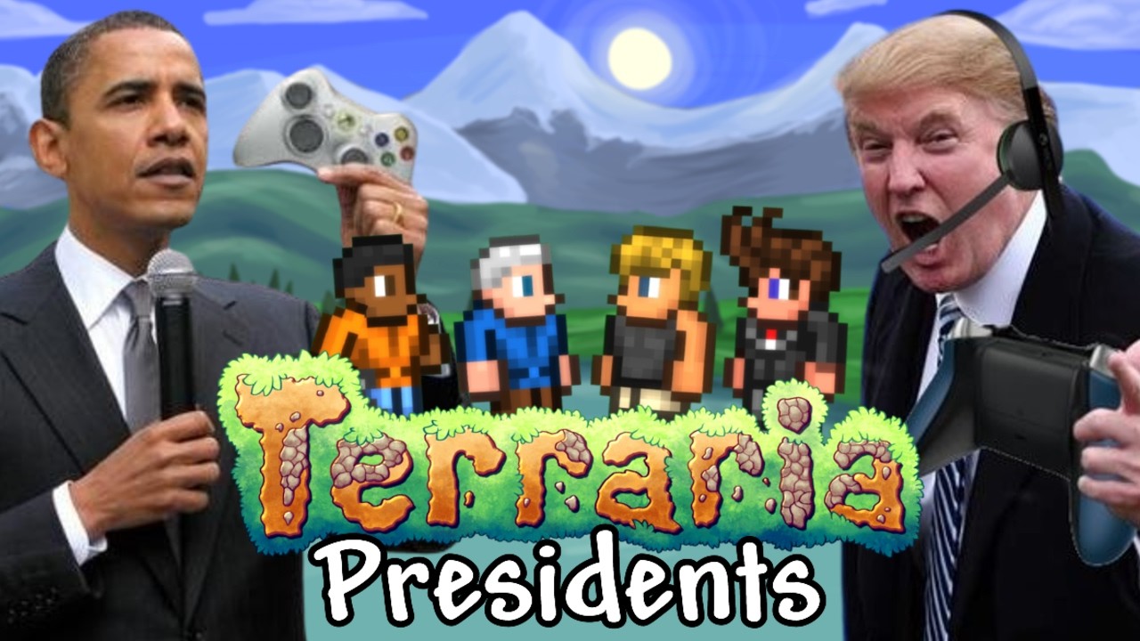 US Presidents Play Terraria | Terraria Presidents