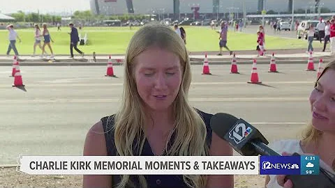 Attendee reflects after Charlie Kirk memorial service