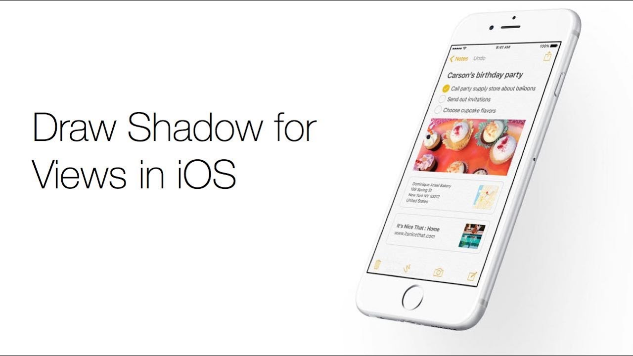 iOS Development Tutorial - Add Custom Shadow to Views - YouTube