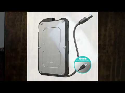 T2580 ineo 2.5 inch USB 3.0 Type A Rugged Waterproof /& Shockproof External Hard Drive Enclosure for 2.5 inch 9.5mm /& 7mm SATA HDD SSD USB 3.0 Type A