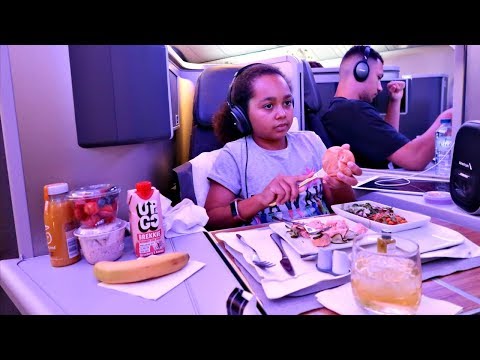 GOING ON HOLIDAY!! Business Class Airplane Flight