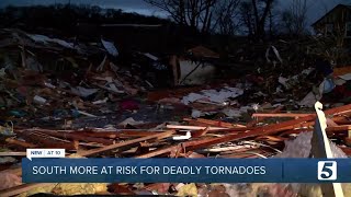 Southern states more at risk for deadly tornadoes