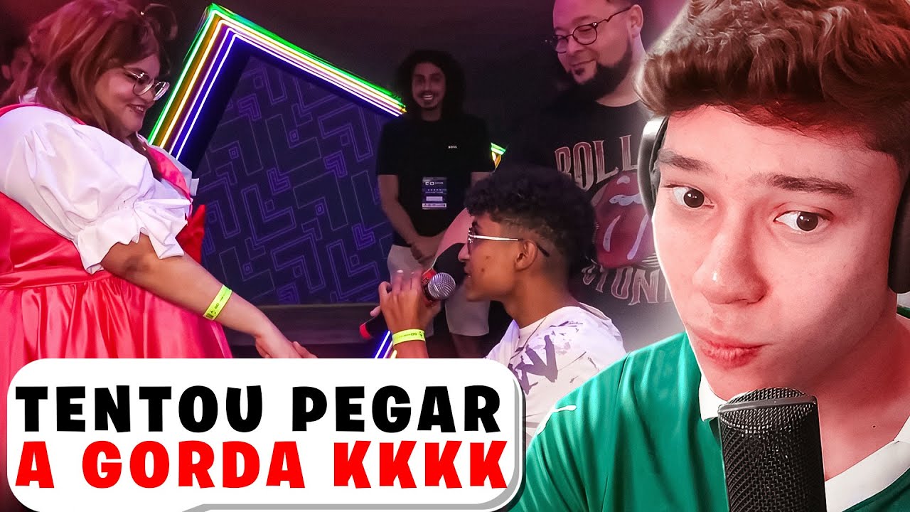 TENTOU PEGAR A GORDINHA E FOI HUMILHADO POR ELA