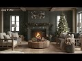 Nature-Inspired Christmas Living Room Tour with Pinecones, Wooden Decor &amp; Cozy Earthy Holiday Style