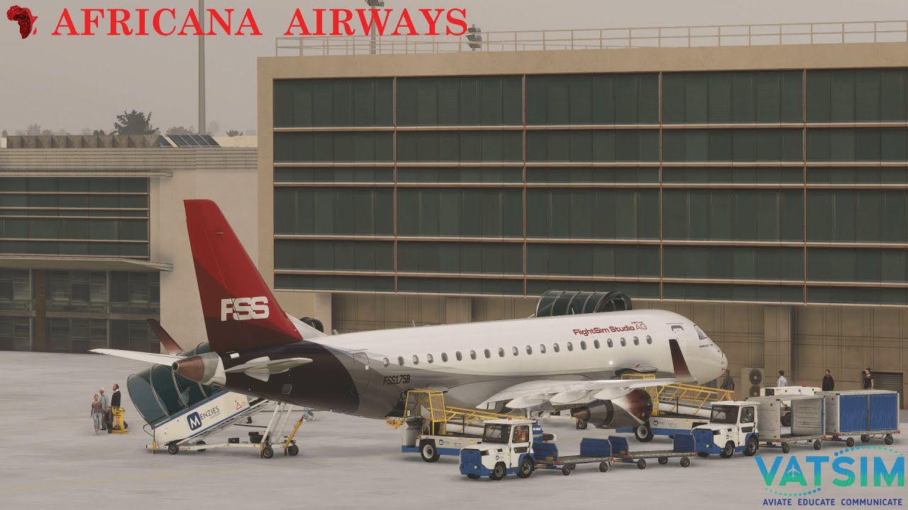 Africana National Ops Embraer 175 | MSFS on VATSIM | VA Pilot
