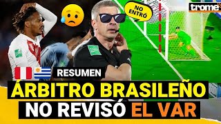 PERÚ 0 - 1 URUGUAY Resumen: 'Blanquirroja' cae en POLÉMICO partido 😔 ¿FUE GOL O NO?