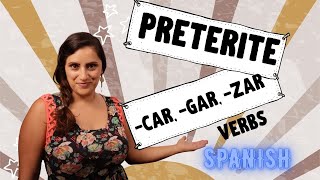 Preterite Ar verbs: car, gar, zar : Basic Spanish (2020)