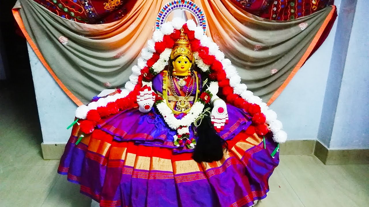 Quick And Easy Varalakshmi Pooja Decoration Pooja Background 