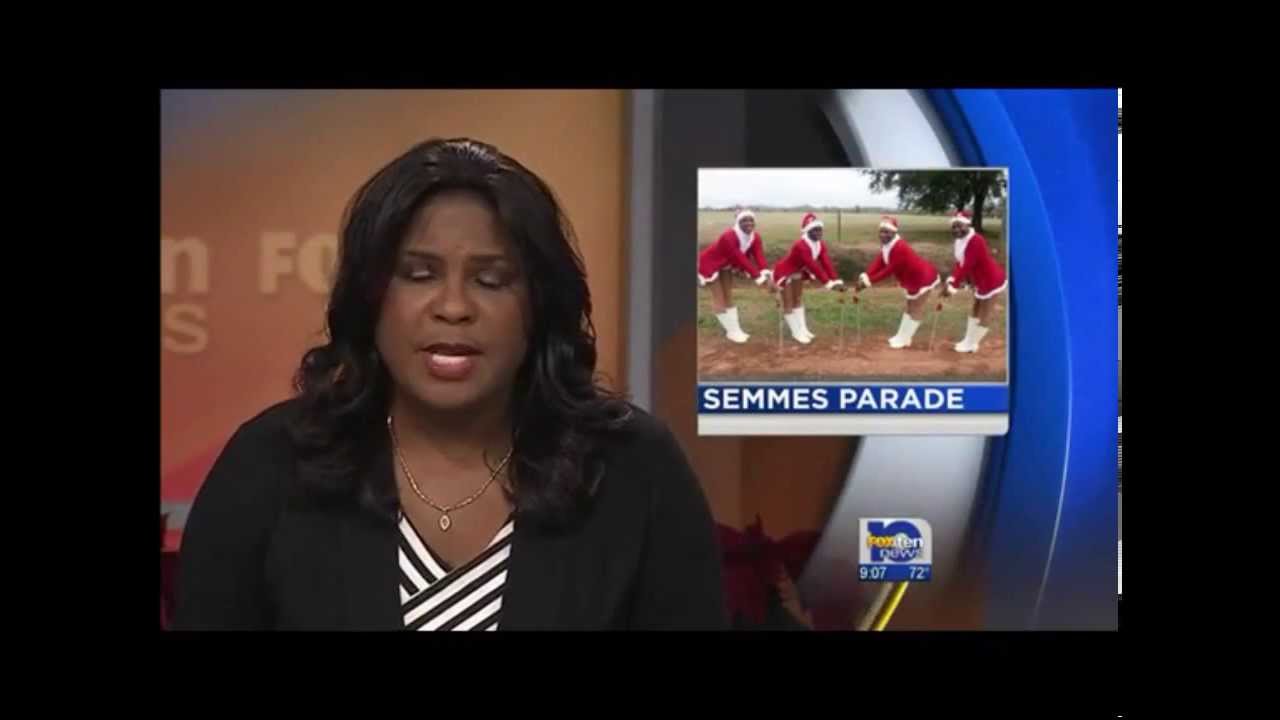 Prancing Elites shock rural Semmes Alabama Christmas parade crowd - FOX TV Report