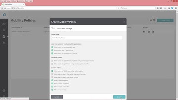 Vaultize: Demo of Mobility Policy