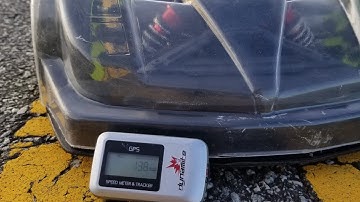 Arrma Limitless Toyota Gt,  first day out Shakedown pass 138mph