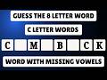 Guess the Word - Start with C | Part-5 | Word Challenge