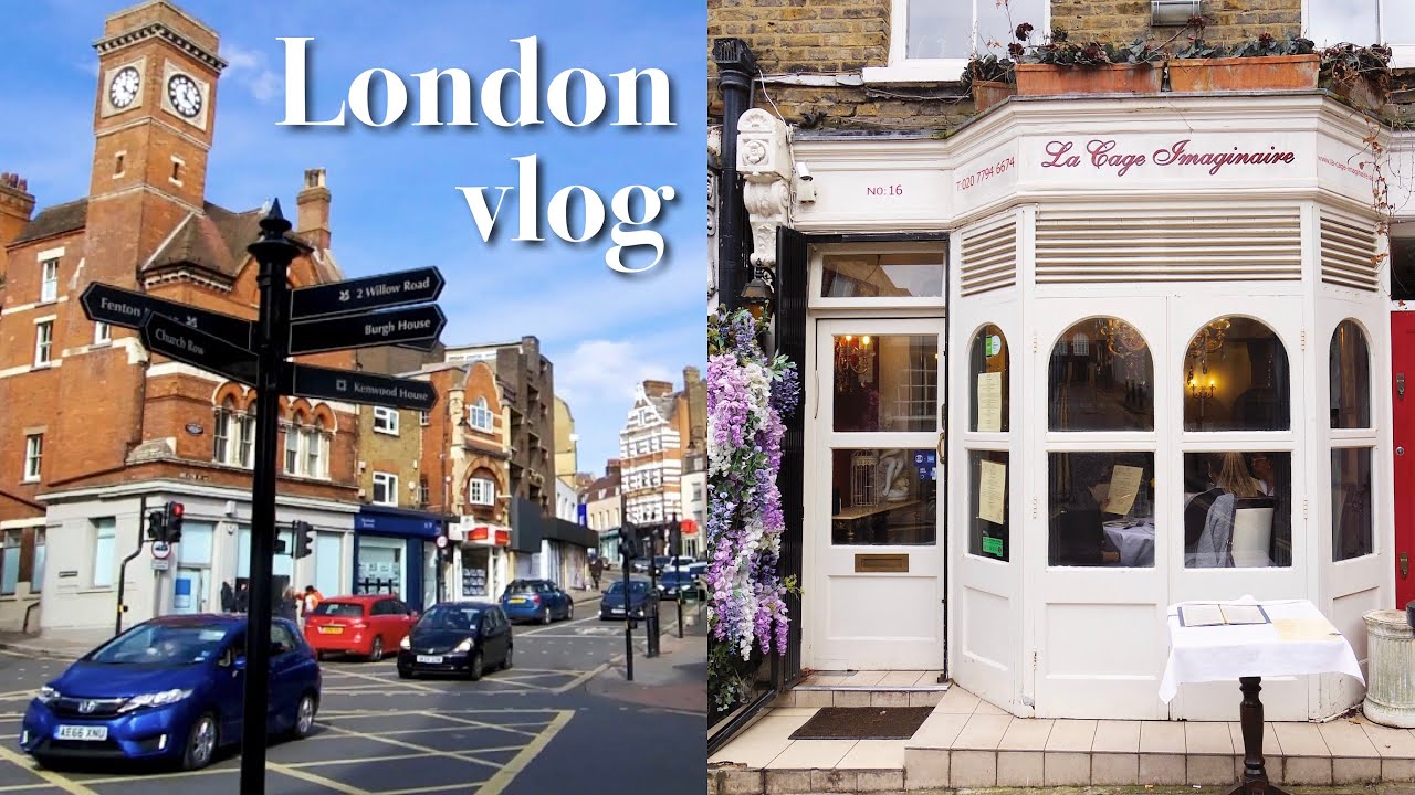 【London vlog】ロンドンOLの休日🇬🇧ハムステッド散策/フレンチランチ/ショッピング🛍