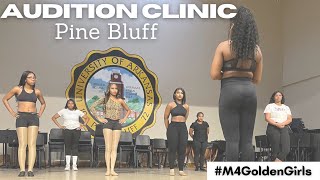 UAPB M4 Golden Girls  | 2023 Audition Clinic  |  Pine Bluff, Arkansas